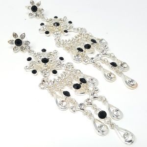 Wedding Bridal Cocktail Rhinestone Earrings